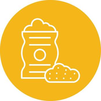 Heavy Bulk Material Handling Multi Color Circle vector