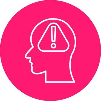 Focused Attention Span Multi Color Circle vector