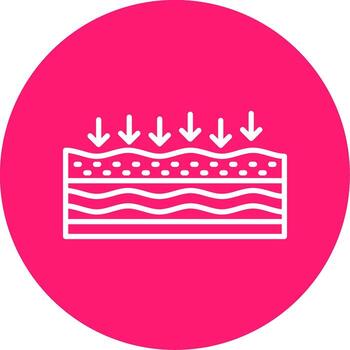 Flexible Bed Design Multi Color Circle vector