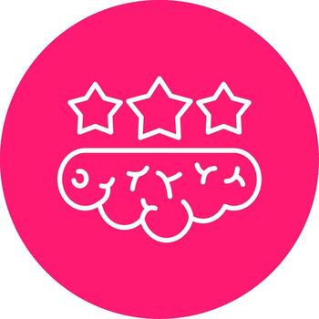 Striving For Perfection Multi Color Circle vector