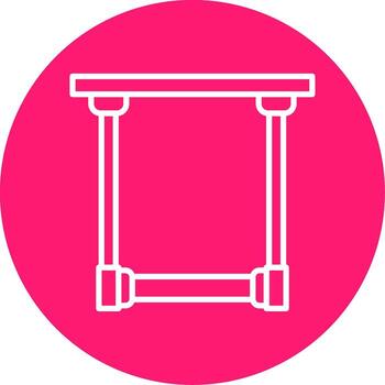 Flying Swing Ride Multi Color Circle vector