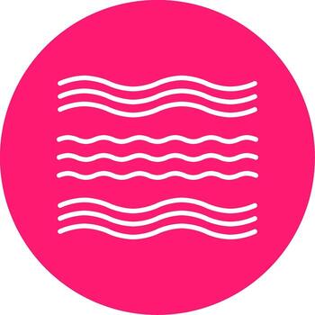 Rolling Ocean Water Wave Multi Color Circle vector