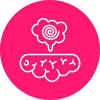 State Of Confusion Multi Color Circle vector