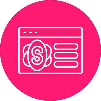 Semantic Web Technology Multi Color Circle vector