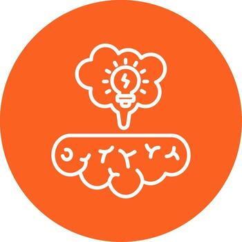 Bright New Idea Multi Color Circle vector