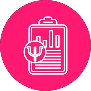 Patient Mental Data Multi Color Circle vector