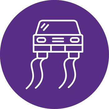Electronic Stability Program Multi Color Circle vector