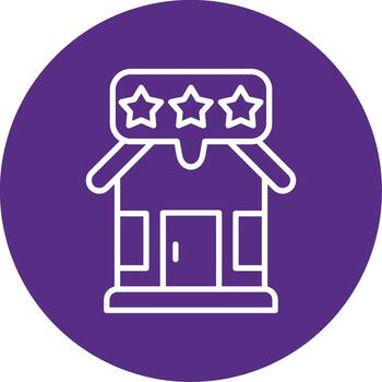 House Build Quality Multi Color Circle vector