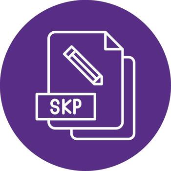 SketchUp SKP File Multi Color Circle vector