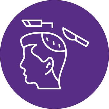 quirúrgico operación procedimiento multi color circulo vector