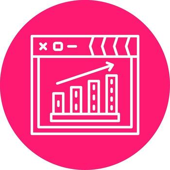 proyecto Progreso estado multi color circulo vector