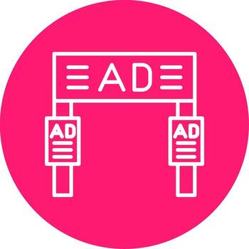 Event Welcome Gate Multi Color Circle vector