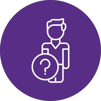 en marcha tarea dificultades multi color circulo vector