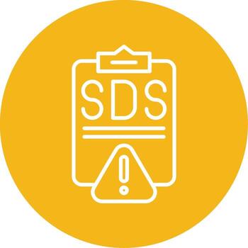 la seguridad datos sábana icono multi color circulo vector