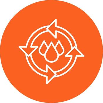 reutilizable diario artículos multi color circulo vector