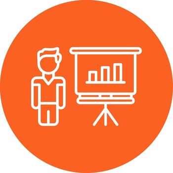 formal presentación diapositiva multi color circulo vector