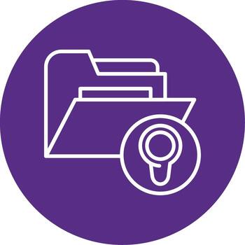 ubicación datos carpeta multi color circulo vector