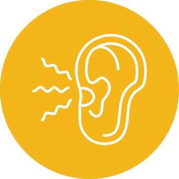 Clear Hearing Ability Multi Color Circle vector