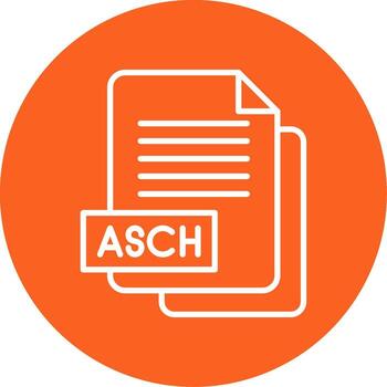 Ascii Asch File Multi Color Circle vector