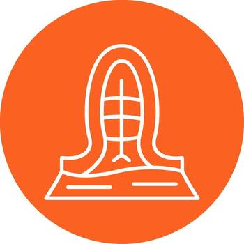 Intestinal Villus Structure Multi Color Circle vector