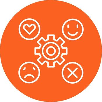 Technical Specification Checklist Icon Multi Color Circle vector