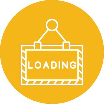 cargando página animación multi color circulo vector