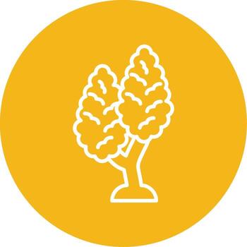 kalleri Pera árbol multi color circulo vector