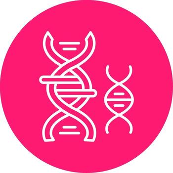 DNA Genetic Code Multi Color Circle vector