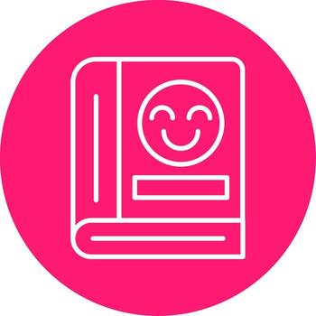 personal diario diario multi color circulo vector