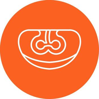 Digestive Enzyme Function Multi Color Circle vector