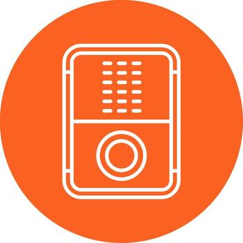 Emergency Call Service Multi Color Circle vector