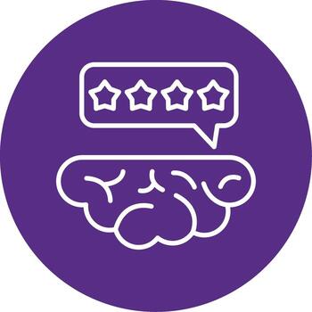 Mind Feedback Loop Multi Color Circle vector