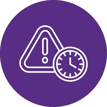 Continuous Work In Progress Multi Color Circle vector