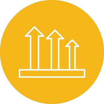 negocio analítica grafico multi color circulo vector