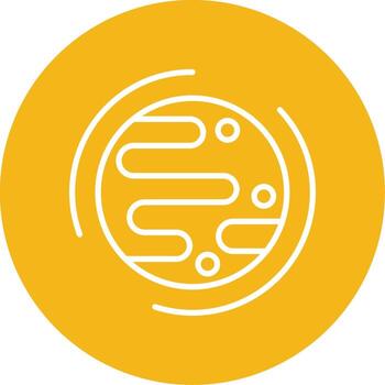 Rotating Earth Globe Multi Color Circle vector