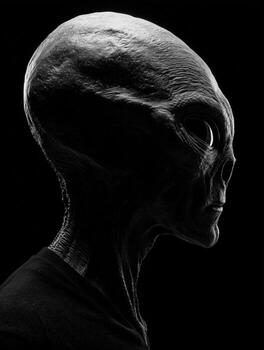 Alien Profile with Distinct Features and Unique Characteristics photo