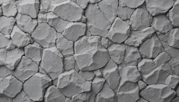 texturizado gris Roca pared con irregular rock patrones y visible grietas vitrinas natural belleza en moderno diseño foto