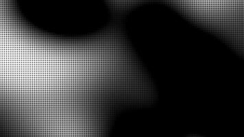 Seamless Loop Dotted Halftone Motion Background with Moving Dots Animation for Abstract Retro Pop Art Style, Grunge Texture Overlay, and Backdrop Design video
