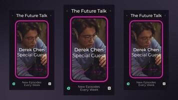 trasformare il ordinario in il straordinario con nostro moderno Podcast opener modello motion_graphic