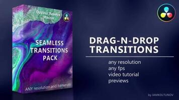 Drag-N-Drop Seamless Transitions for DaVinci Resolve motion_graphic