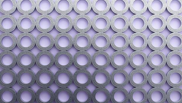 Intricate Patterns of Circular Shapes on a Subtle Background photo