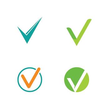 Simple Check Icon for Quality Assurance and Authentic Product Approval vector