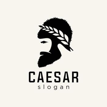 Caesar logo design vector