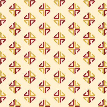 Abstract Intricate Geometric Arabic Modern Symbol seamless Pattern Background Design. vector