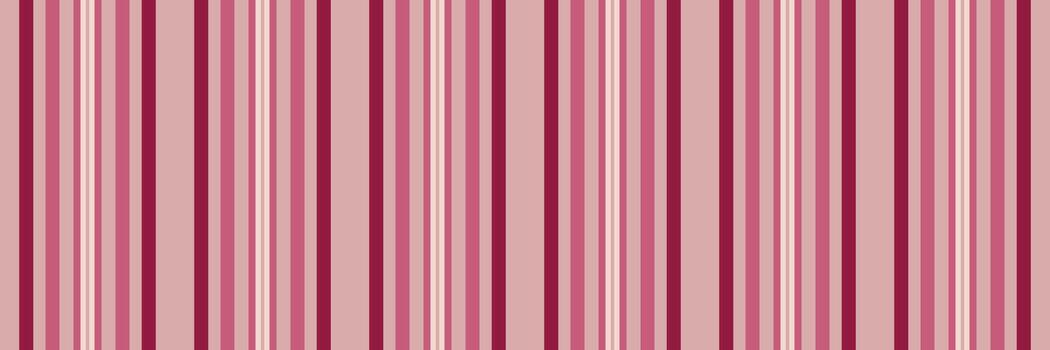 Contemporary seamless fabric background, romantic textile stripe. Luxurious lines vertical texture pattern in light and red colors. vector