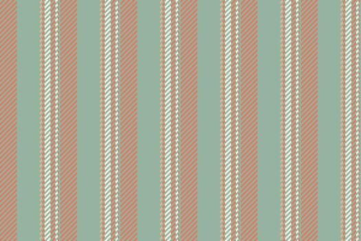 Vefresh texture stripe textile, graphic fabric pattern vertical. Sedding lines seamless background in pastel and red colors. vector