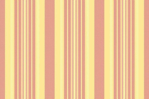 liberando sin costura textura , aislamiento raya textil antecedentes. categórico tela modelo vertical líneas en amarillo y rojo colores. vector