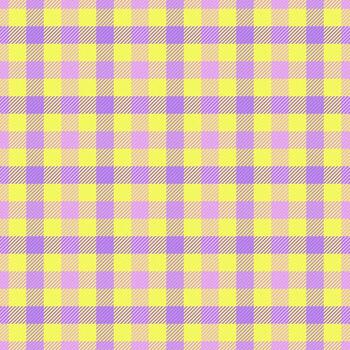 alegre tartán modelo con lila y amarillo matices Perfecto para textiles, antecedentes, y festivo diseño proyectos un clásico y versátil textura vector