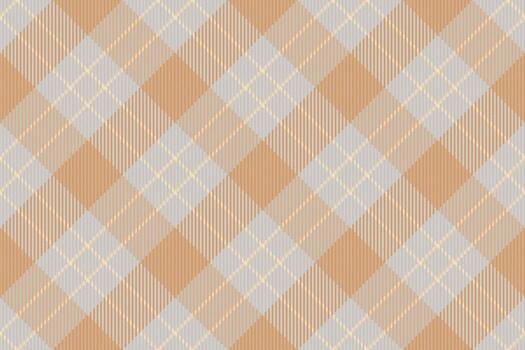 Professional fabric textile, basic plaid tartan background. Pretty check pattern texture seamless in white and grey colors. vector