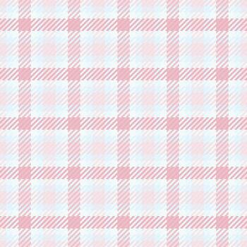Lady fabric tartan texture, finish check pattern plaid. Multicolored seamless textile background in light and white colors. vector